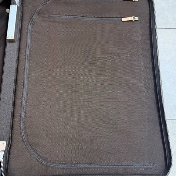 Authentic Louis Vuitton Horizon 50 Monogram Eclipse Suitcase Brown M13768 Luggag - Picture 11 of 16